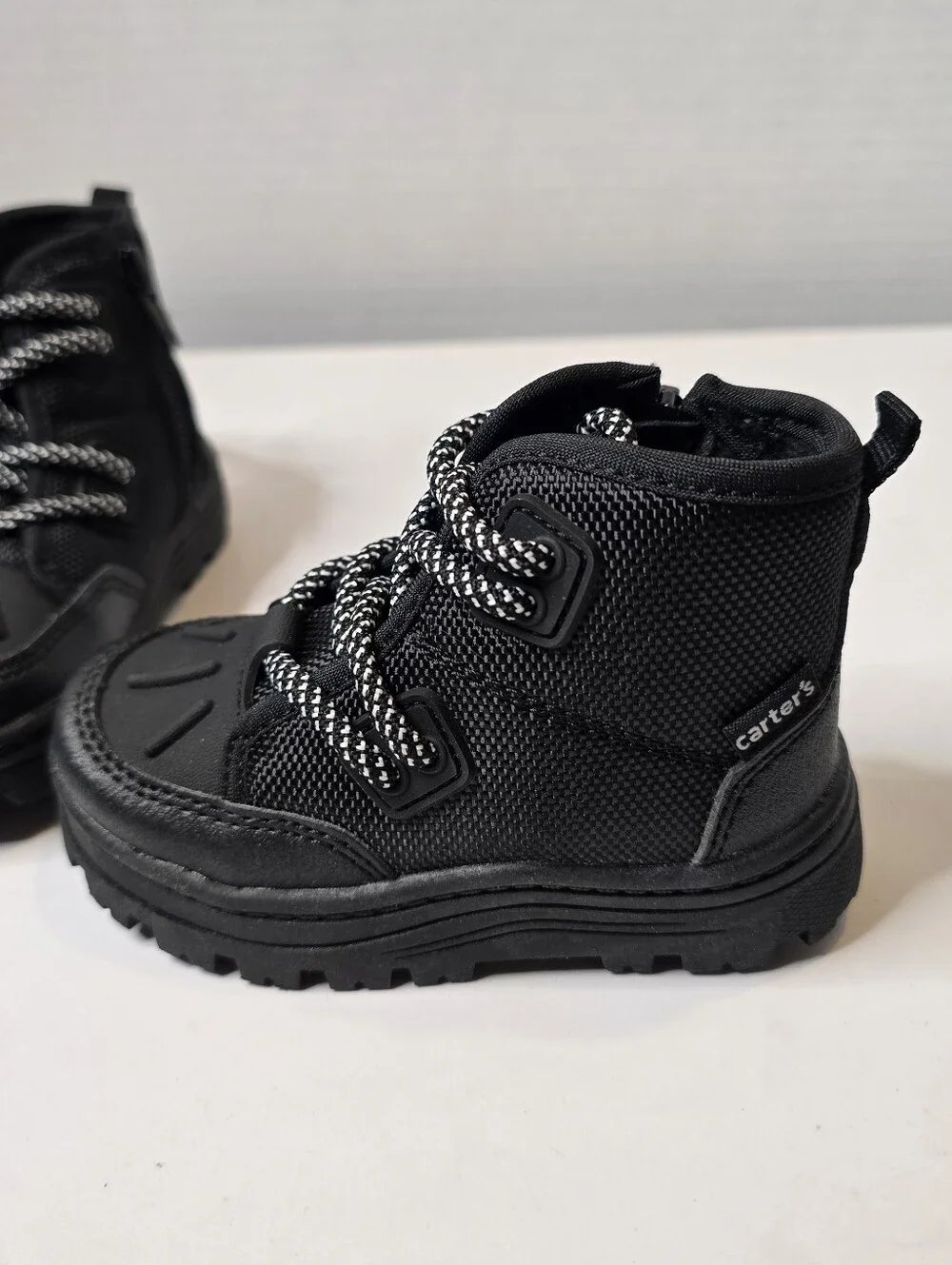 Carter's Black Burma Boots 6 Toddler